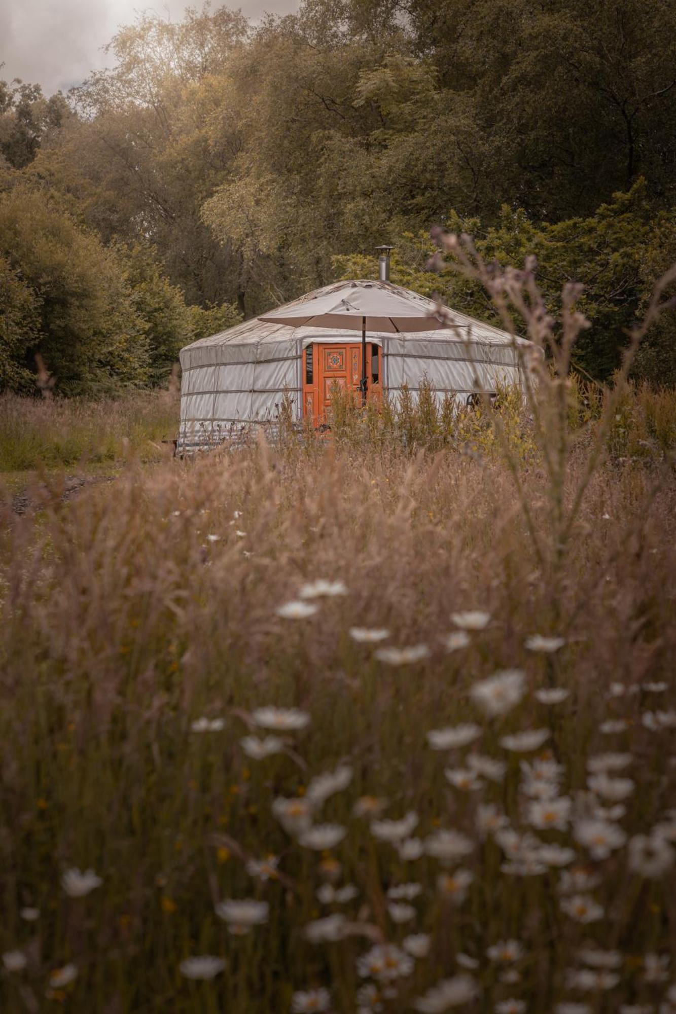 Gilfach Gower Farm Luxury Yurt With Hot Tub Hotel Ammanford Exterior photo